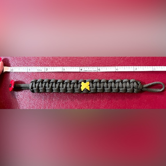 Support our troops handmade bracelet - Picture 3 of 7